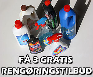 3 rengøringtilbud